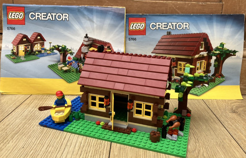 Lego creator log cabin 5766 - lego, creator: