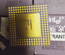 Lot of 2 Vintage Intel i486 SX