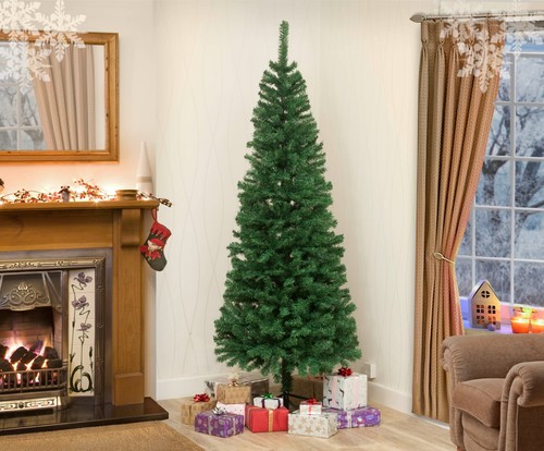 Christmas tree xmas slim green - christmas,