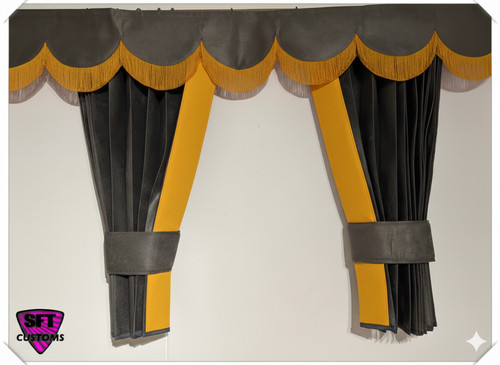 Dutch style truck - style, curtains