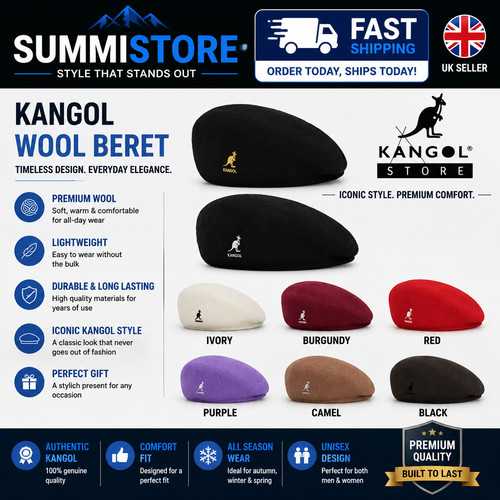 Kangol wool 504 - flat, men