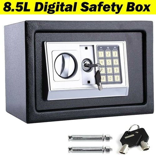 Solid steel safe heavy - 8.5l,