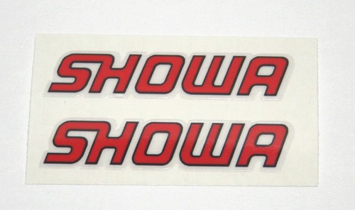 Showa fork shock decals - showa,
