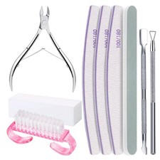 9 Pcs Nail Files and Buffer Grooming Kit for Comprehensive Nail Care Routine