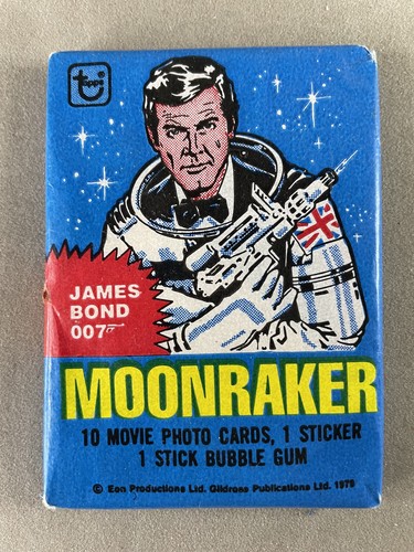 Sealed 1979 packets james bond - packets,