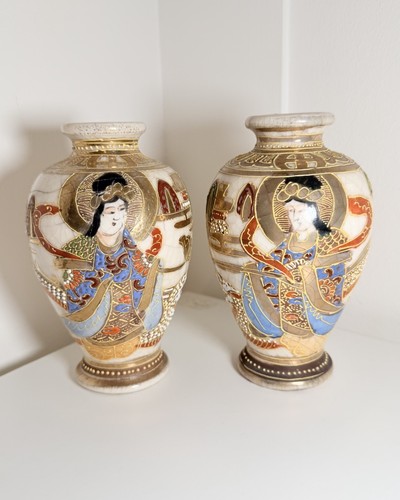 Pair japanese satsuma - pair,