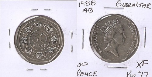 Gibraltar pence 1988 ab - 1988,