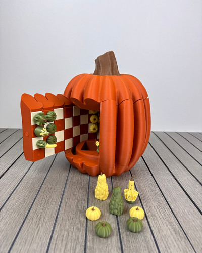 Printed pumpkin board game - pumpkin,
