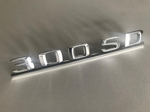 Lettering 300sd emblem - "300sd", for