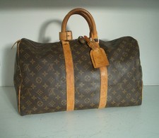 LOUIS VUITTON Monogram Canvas Keepall 45 Vintage 1980s