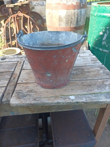 Nice vintage galvanised fire - vintage,