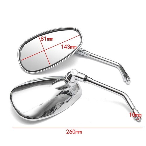 Pair alu chrome 10mm - pair,