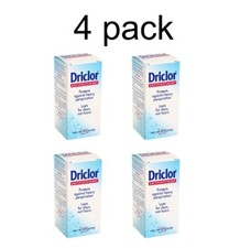 4 x DRICLOR ANTIPERSPIRANT ROLL ON 20ml For excessive sweating