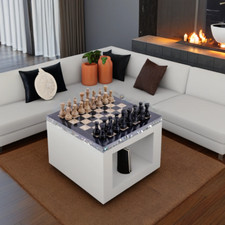 Fossil Coral & Black Handmade