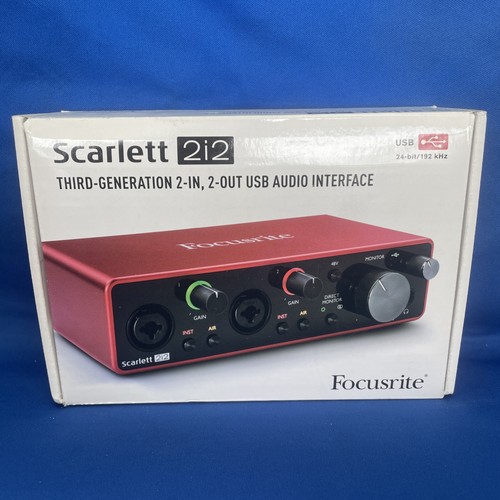 Focusrite scarlett 2i2 3rd - focusrite,