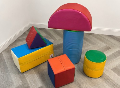 Soft play building shapes - building,