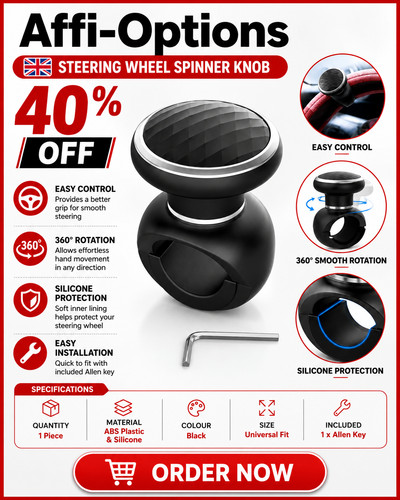 Steering wheel knob - steering,