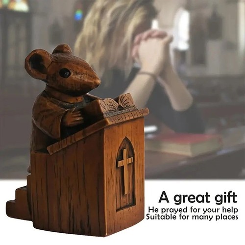 Church mouse vicar pulpit - church,