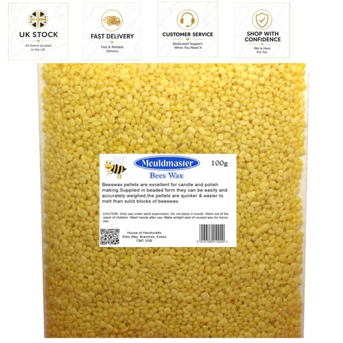 100g golden yellow beeswax - golden,