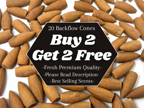 Backflow incense cones - 20,