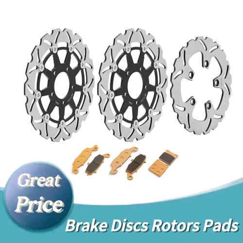 Front rear brake discs pads - brake,