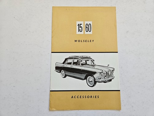 Wolseley accessories - wolseley,