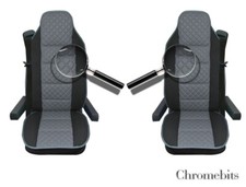 2X Premium Grey Leatherette &