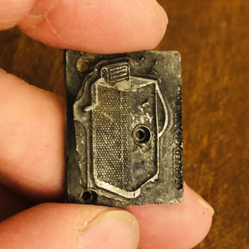 Letterpress printing plate old - letterpress,