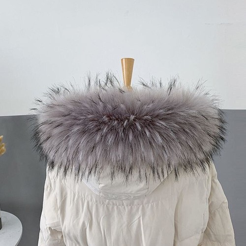 Tachable faux fur hood trim - tachable,