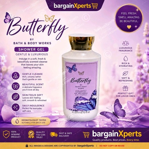 Bath body works - body, butterfly