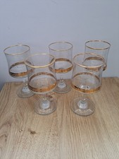 5 x Commenrative Royal Wedding Diana and Charles Wedding Glasses 1981