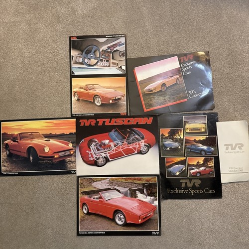 Tvr brochure bundle 1985 350i - tvr,