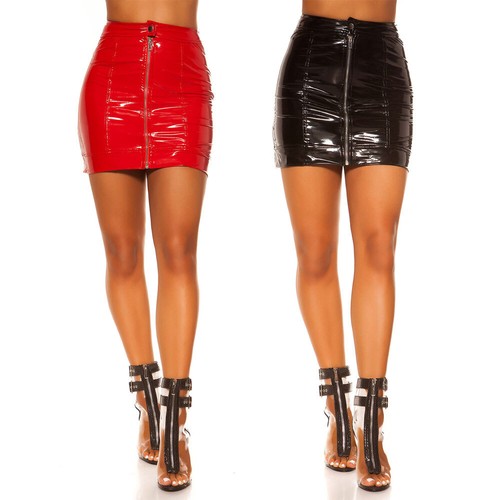 Mini skirt latex - skirt,