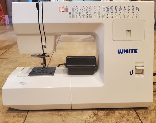 White 2037 free arm portable - free,