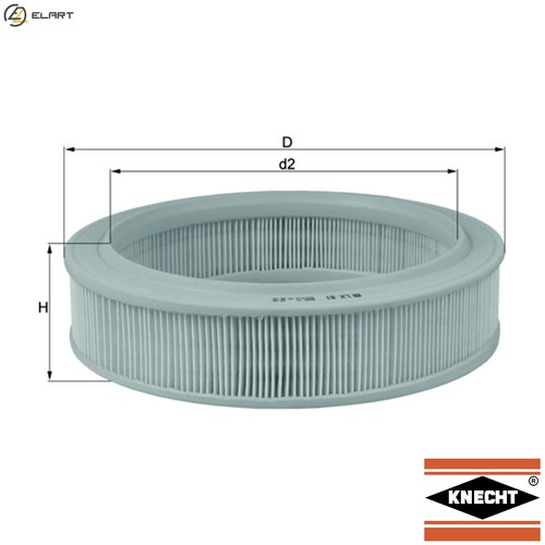 Air filter for - lx, 81
