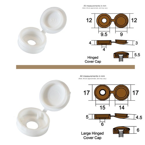 Large small plastic - small, hinged