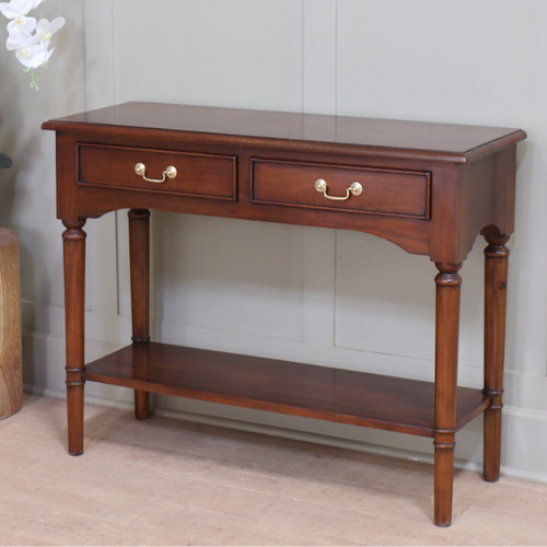 Mahogany console table hall - table,