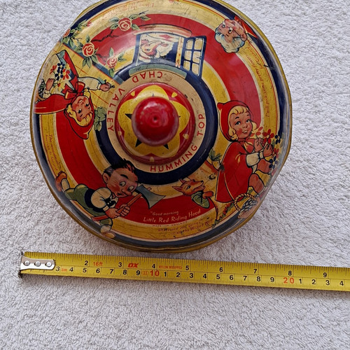 Vintage tinplate penny toy - vintage,