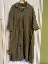 Oska Khaki/olive Green Linen