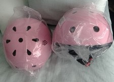 2 Pink Adjustable Kids Helmets
