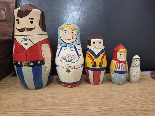 Vintage russian hand painted - russian,