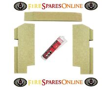 Brick Set to suit Coalbrookdale Much Wenlock Boiler Stove C1197 Sealant FREE