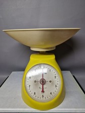 vintage yellow salter scales