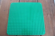 Duplo Green Base Plate  Thin Baseplate Plate 24x24 Pegs Large Mat Base 15"x15"