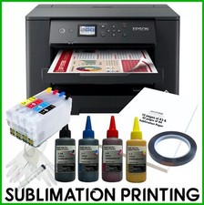Sublimation Bundle: Epson WF-7310 A3+ Printer + non-oem Ink, Cartridges & Paper