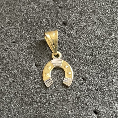9ct gold lucky horseshoe - 9ct,
