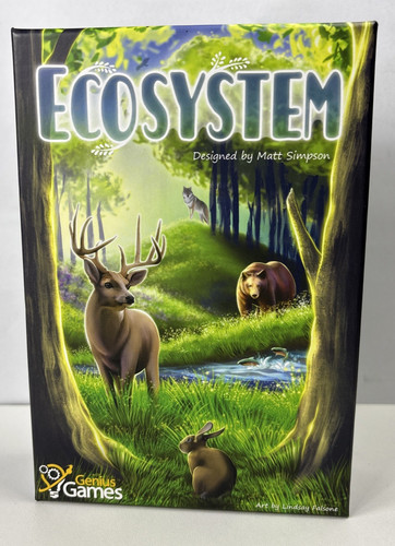 Ecosystem board game - board, card