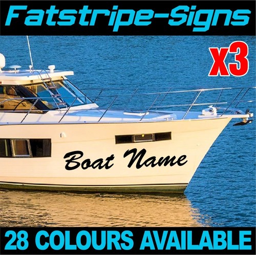 Personalised boat name - boat,
