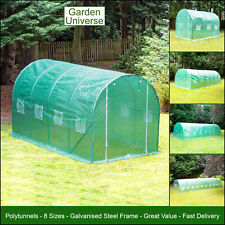 Polytunnel Gardening Greenhouse 8 Sizes By Garden Universe poly tunnel 3m - 10m
