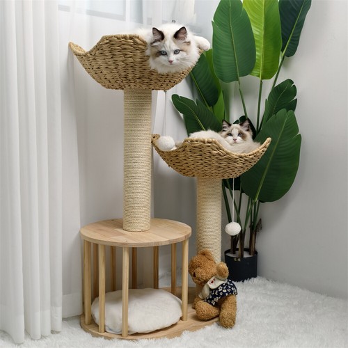 Cat tree wooden - wooden, base